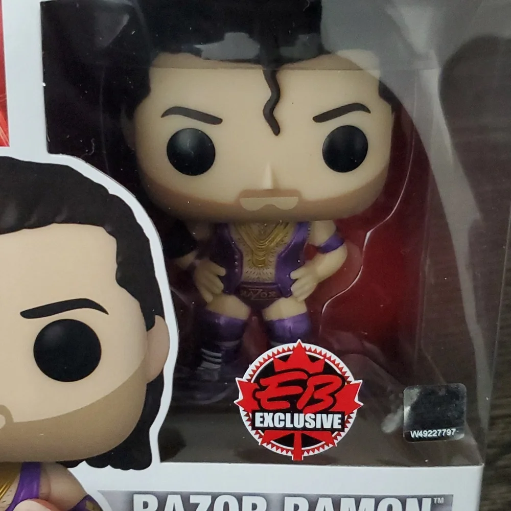 WWE Razor Ramon Purple Metallic Outfit Funko Pop #47 - Picture 2 of 5